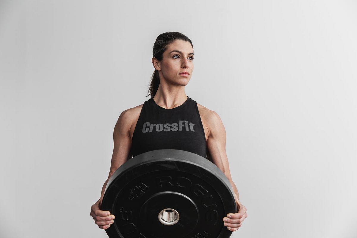 Nobull Crossfit® High-Neck Women's Tank Tops Black | Australia (QD5930)